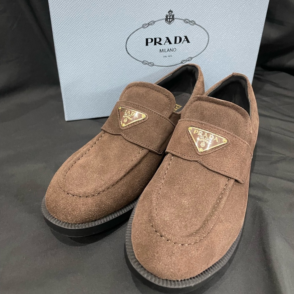 Prada Women's Brown Loafers